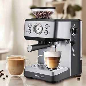 4 in 1 Sokany Coffee Expresso (Coffee Grinder)